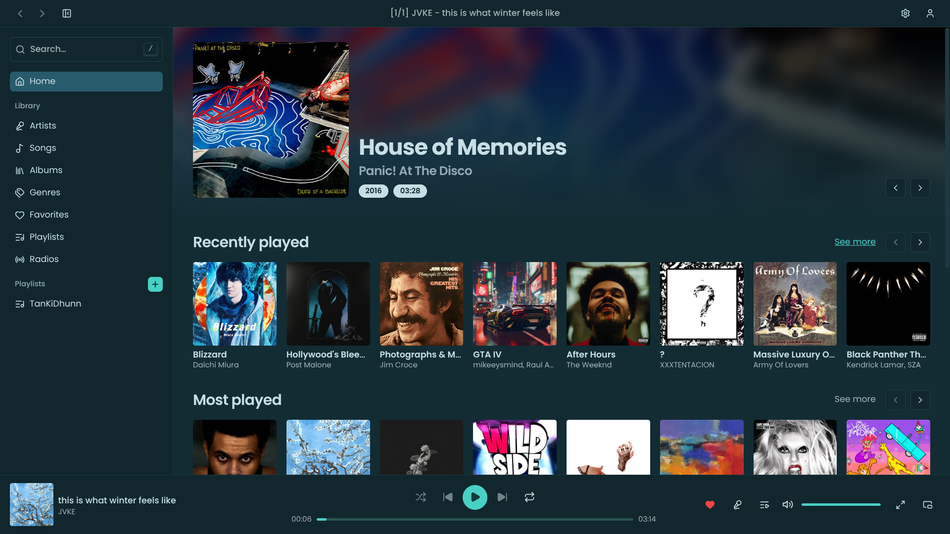 Aonsoku UI