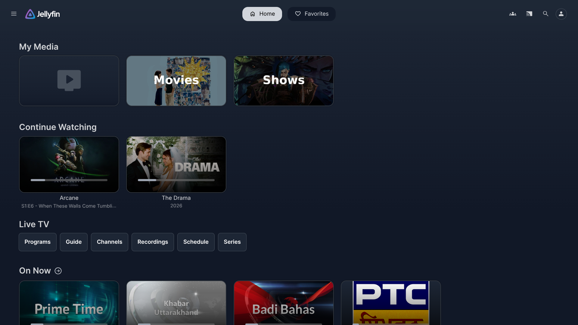 Jellyfin UI
